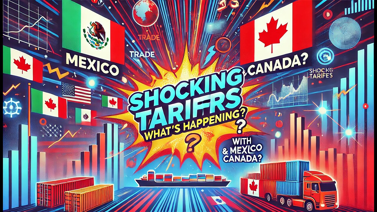 Shocking Tariffs 💥: What's Happening with Mexico & Canada? 🇲🇽🇨🇦