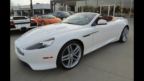 2014 Aston Martin DB9 Volante Start Up, Exhaust, and In Depth Review