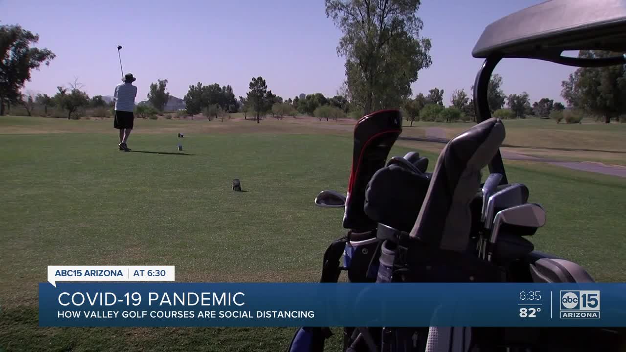 Are Valley golf courses really maintaining social distancing?