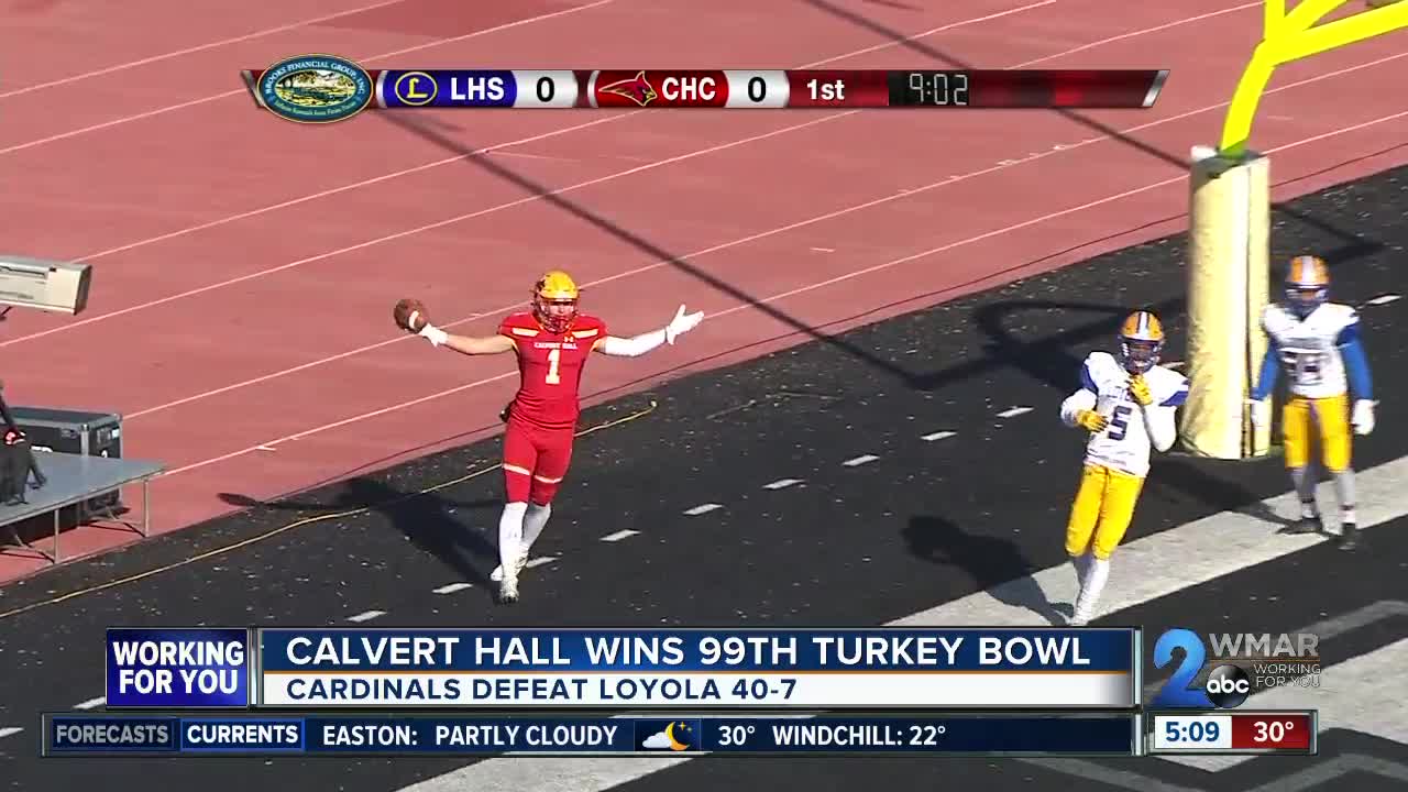 Calvert Hall Wins 99th Turkey Bowl