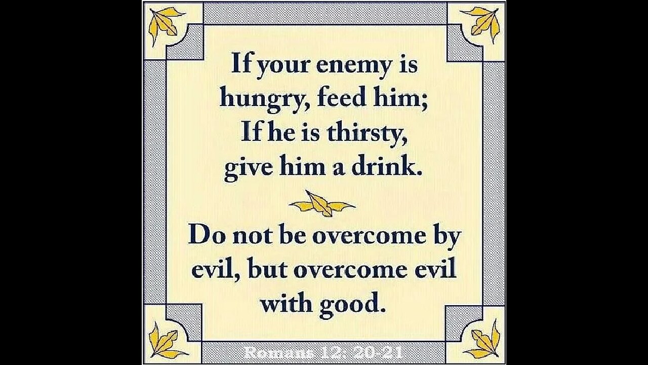 1 MINUTE FOR GOD. Defeat evil by doing good.