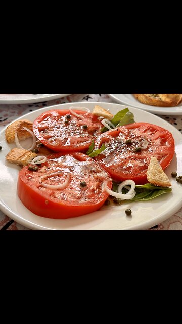 Tomatoes with Brown Butter