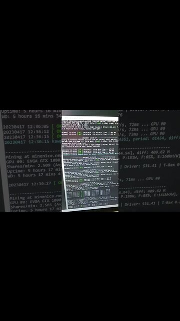 Mining Nexa+CLORE on the 3060 and 1080Ti