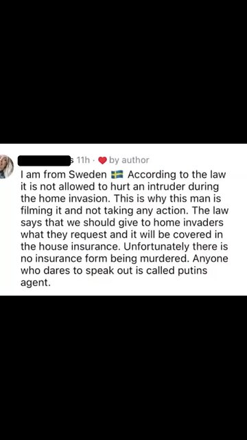 MIGRANT MAN ATTACKS EX-SWEDISH GIRLFRIEND🇸🇪👫🏠🪜🥷AT HOME🏠🥷💫