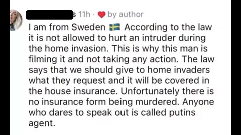 MIGRANT MAN ATTACKS EX-SWEDISH GIRLFRIEND🇸🇪👫🏠🪜🥷AT HOME🏠🥷💫