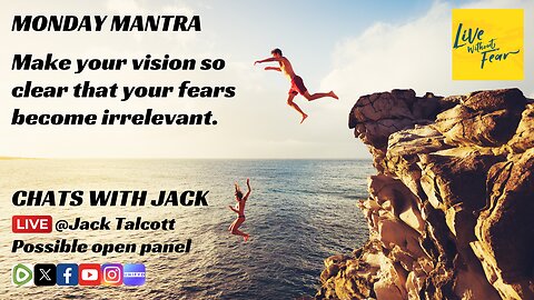 Love, Trust, Unity; Inspired Chats with Jack and Open(ish) Panel Opportunity