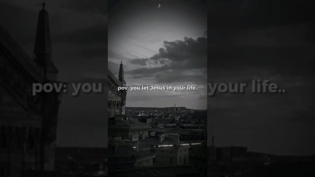 pov: YOU Chose to follow Jesus. 😌🤗 #shorts