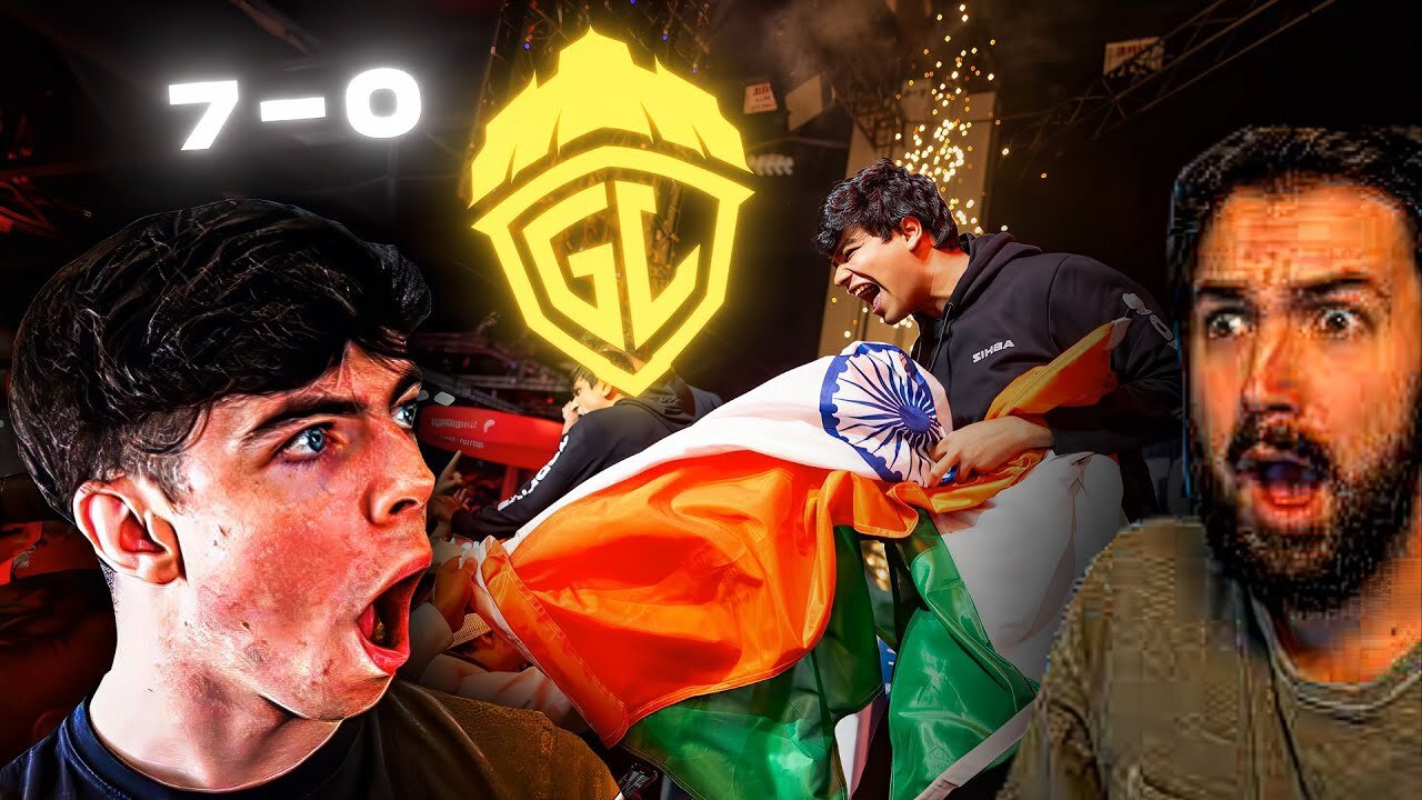 All Streamers' Reactions to GODL's 🇮🇳 7-0 Victory Over LG 😱