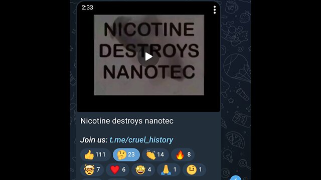 Documentary: Possibly Nicotine versus Nanotech