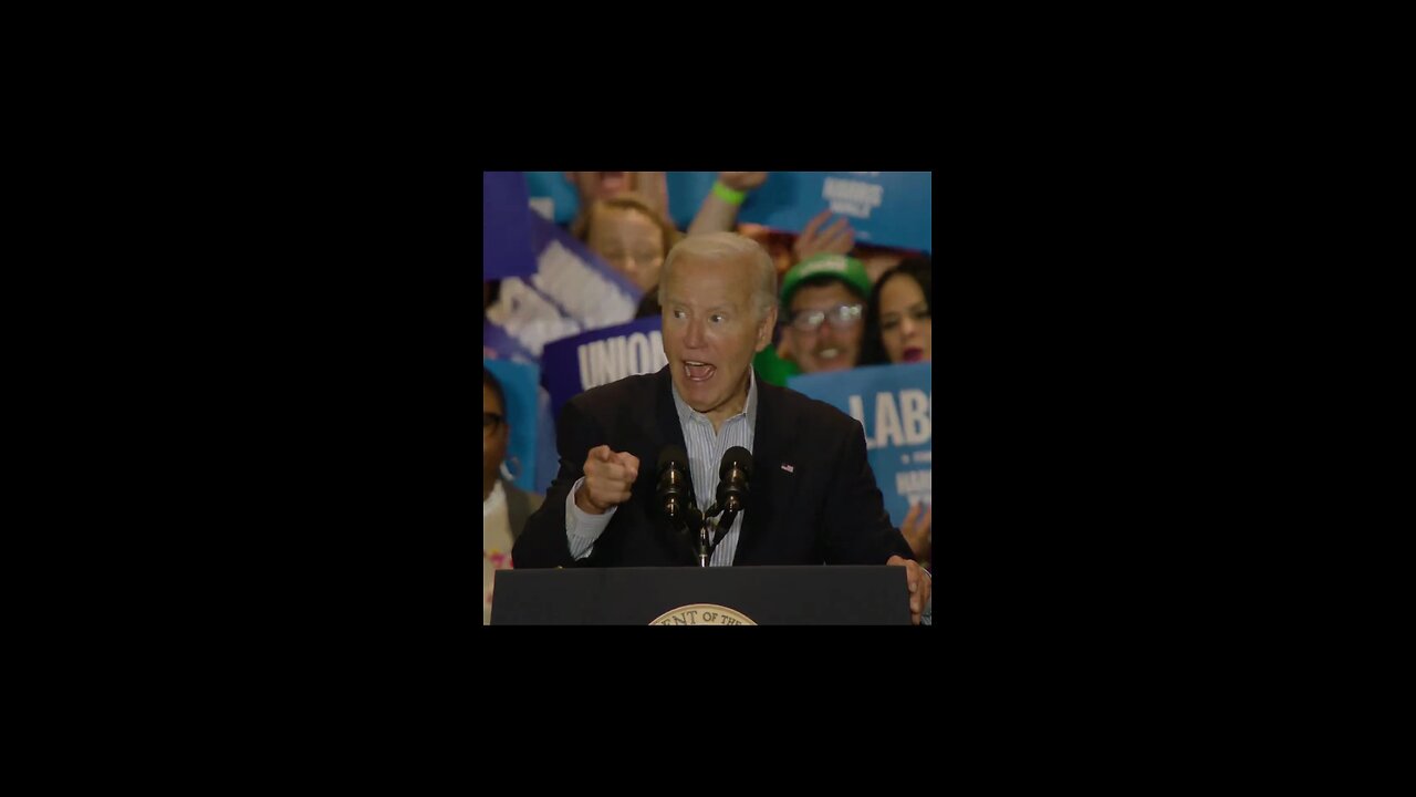 "Guess what, that's a fact, and not a joke" - by Joe Biden (feat Kamala Harris)