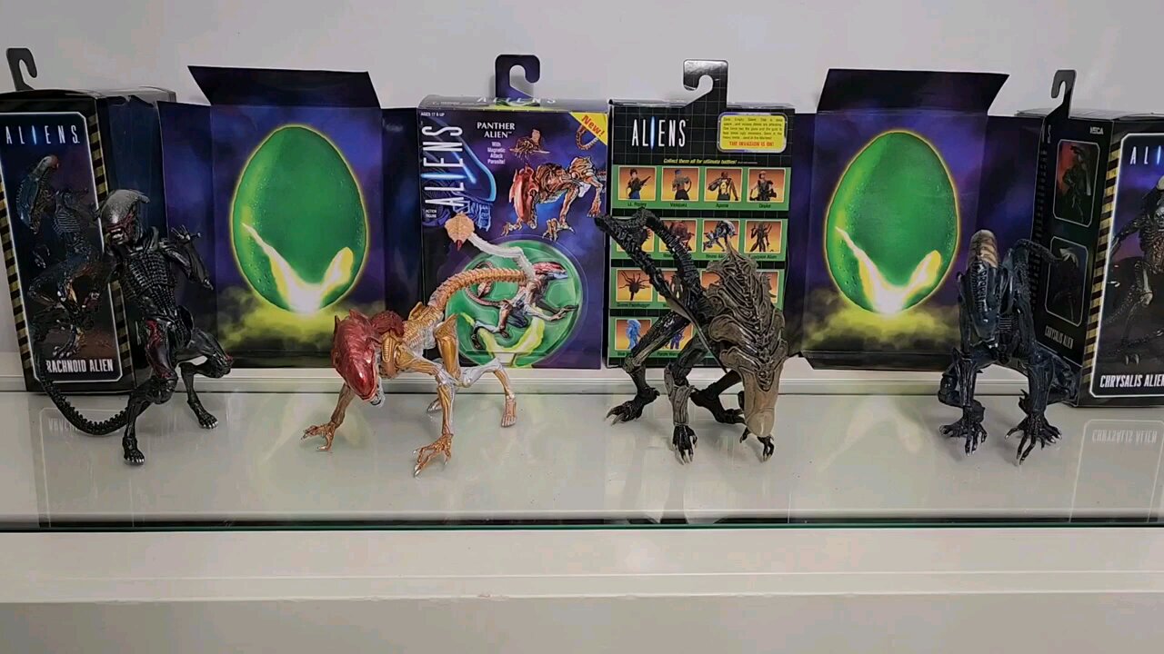 ALIENS neca review | Chrysalis , Panther , Leopard xenomorphs