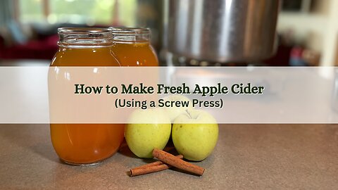 How to Make Homemade Apple Cider