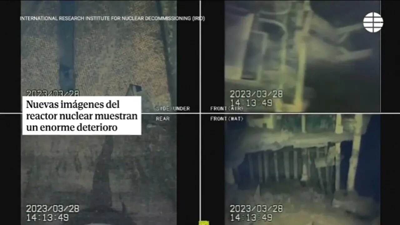 🔴 Videos dentro de la planta nuclear Fukushima 1 en 2017 y 2023