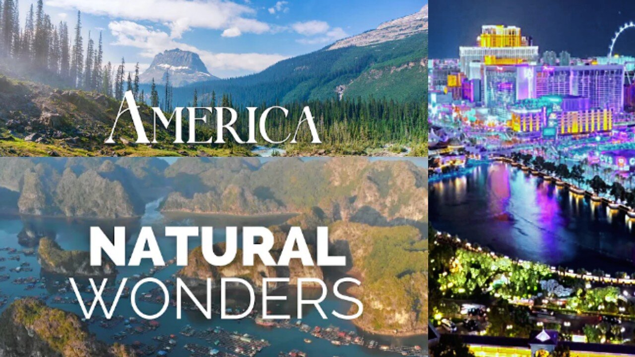 USA's Wonders with relaxing music