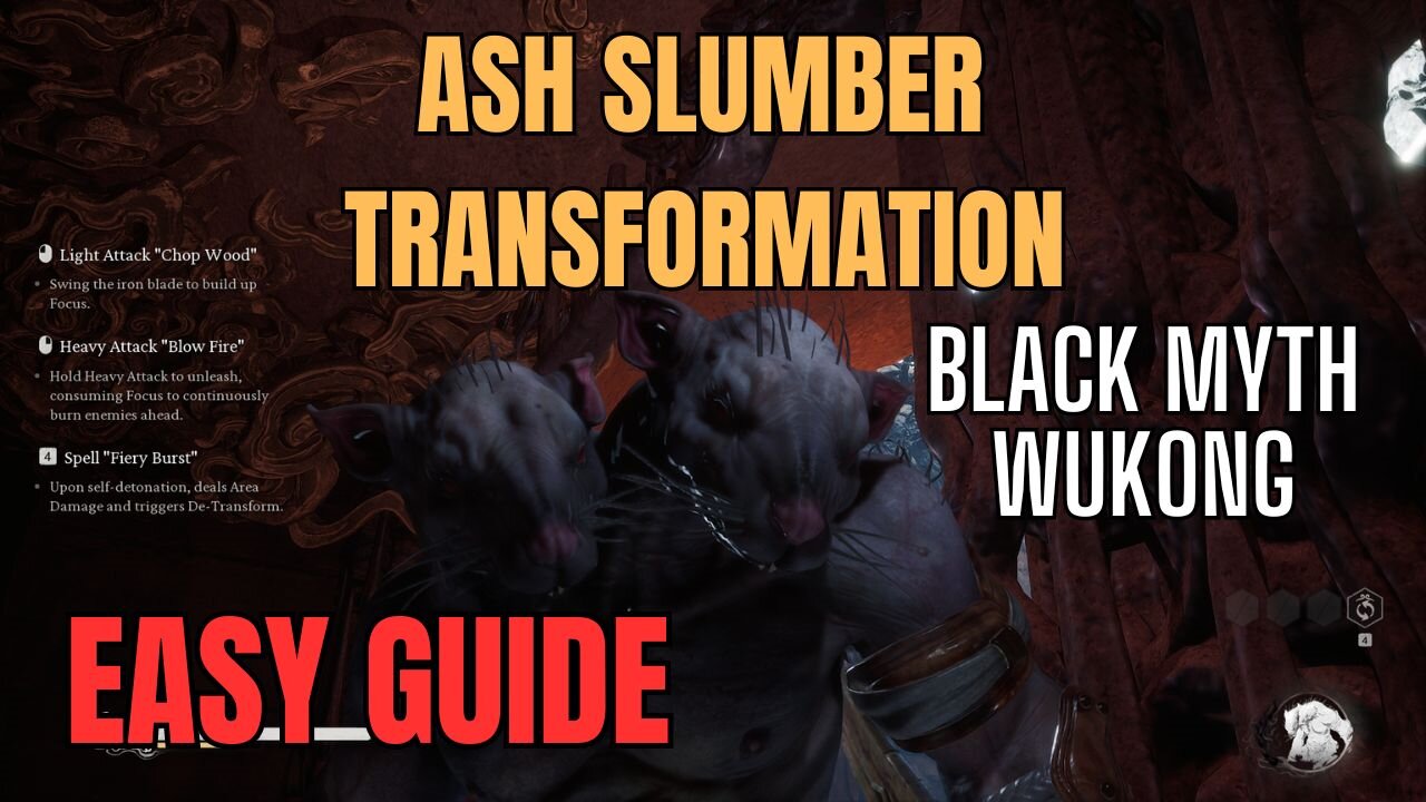 Black Myth Wukong: Ashen Slumber Transformation Guide