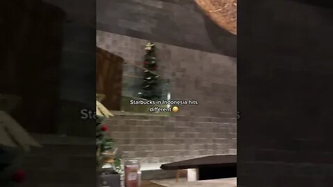 Starbucks in Indonesia hits different Video By seirainbali #Shorts