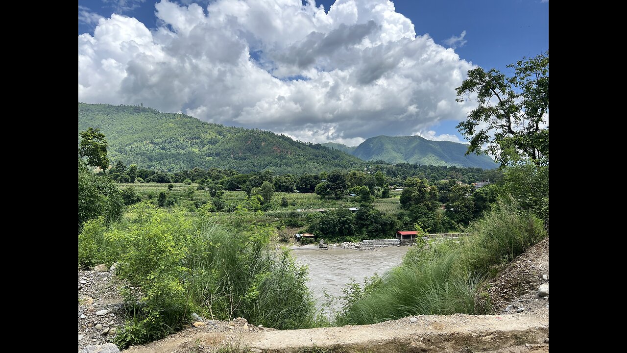 Rainey seasons a beautiful view of nepal