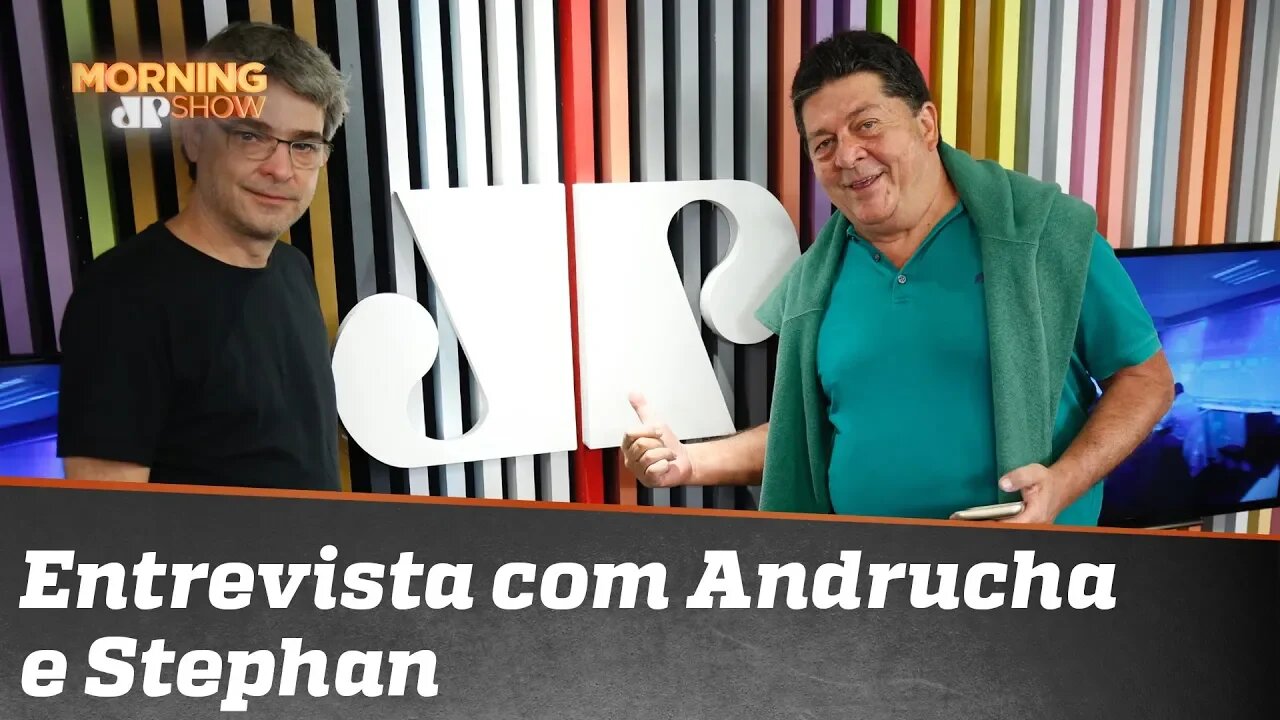 Andrucha Waddington e Stepan Nercessian participam do Morning Show