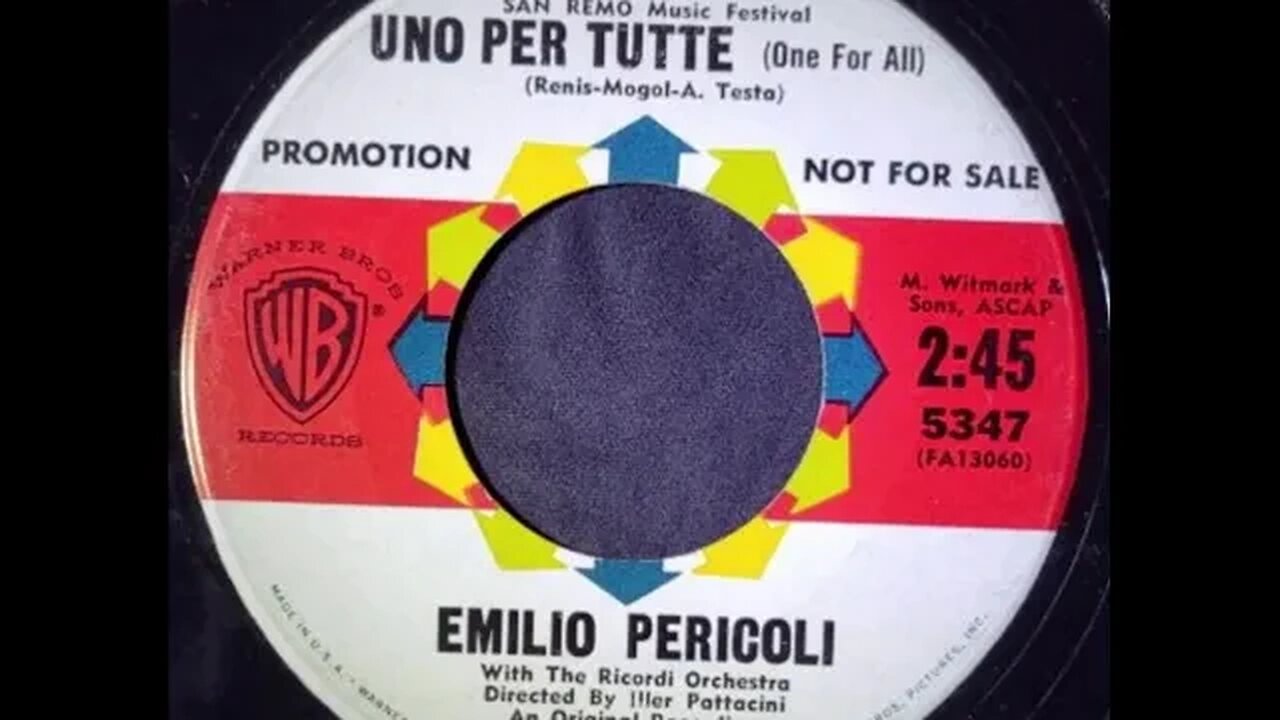 Emilio Pericoli – Uno Per Tutte