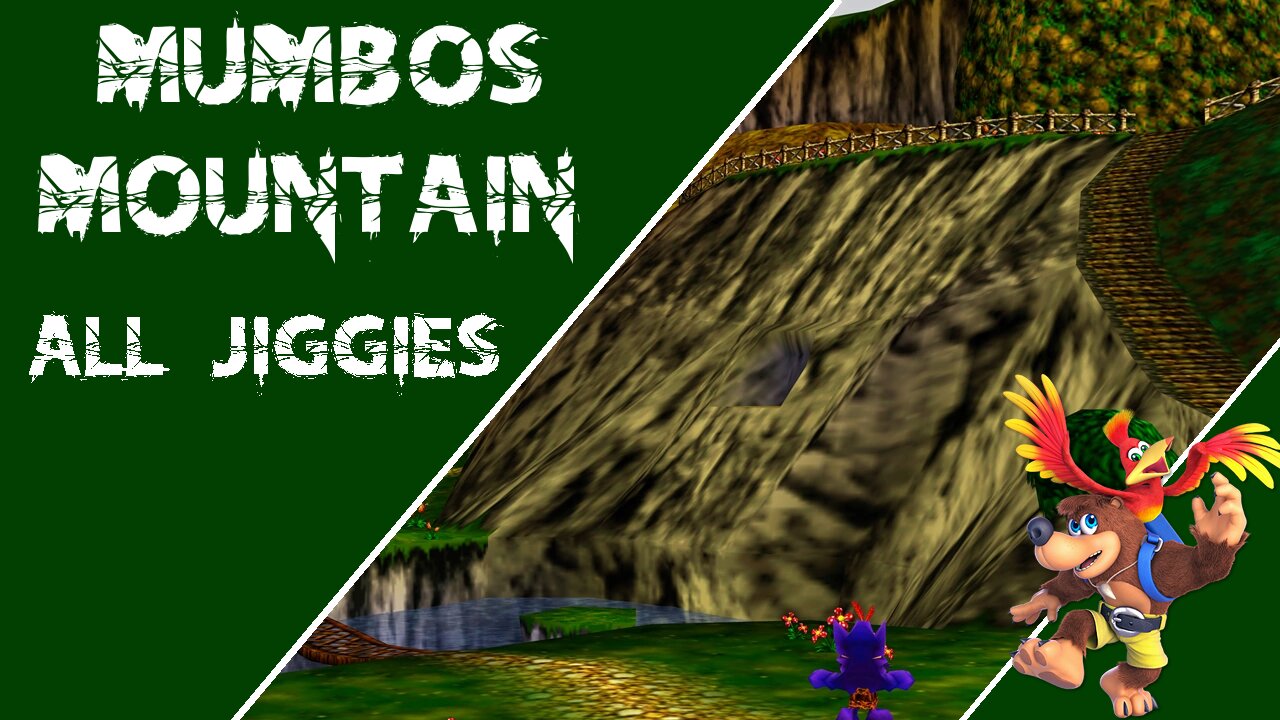 Banjo-Kazooie - Mumbos Mountain - All Jiggies Locations