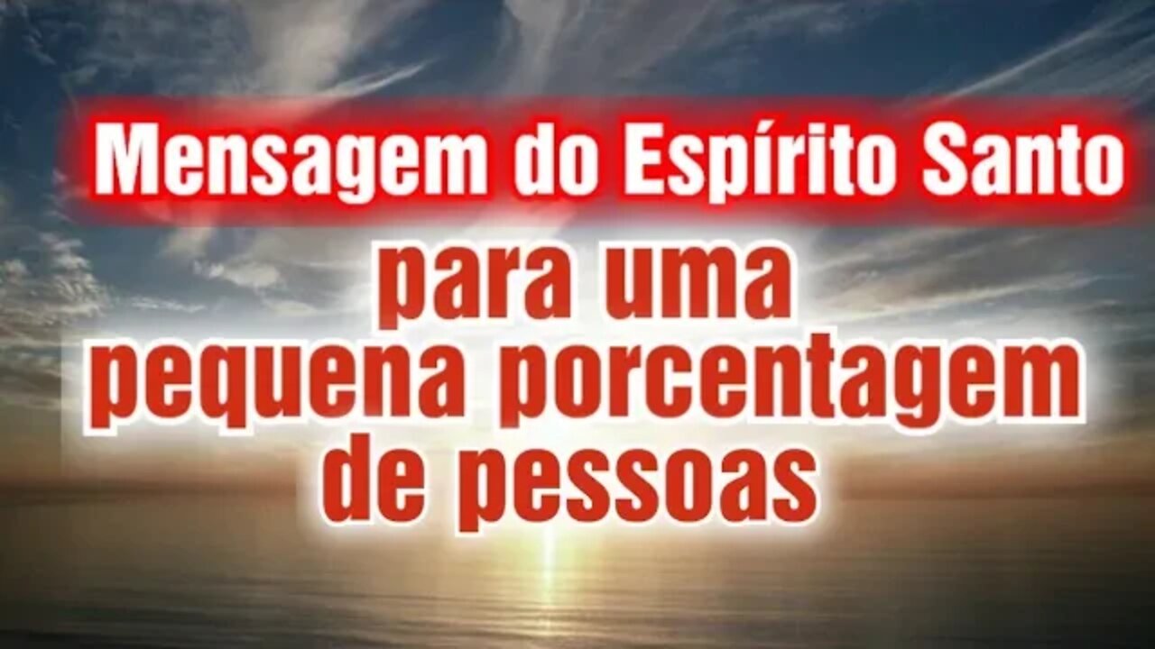 Mensagem de DEUS para poucas pessoas! Você é uma delas? #compartilhe #espiritosanto #jesus #biblia