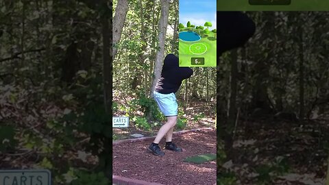 Quogue Field Club - Hole 4 #Shorts #Golf #GarminR10 #R10 #Golfing #Golfer #SimGolf #YoutubeShorts