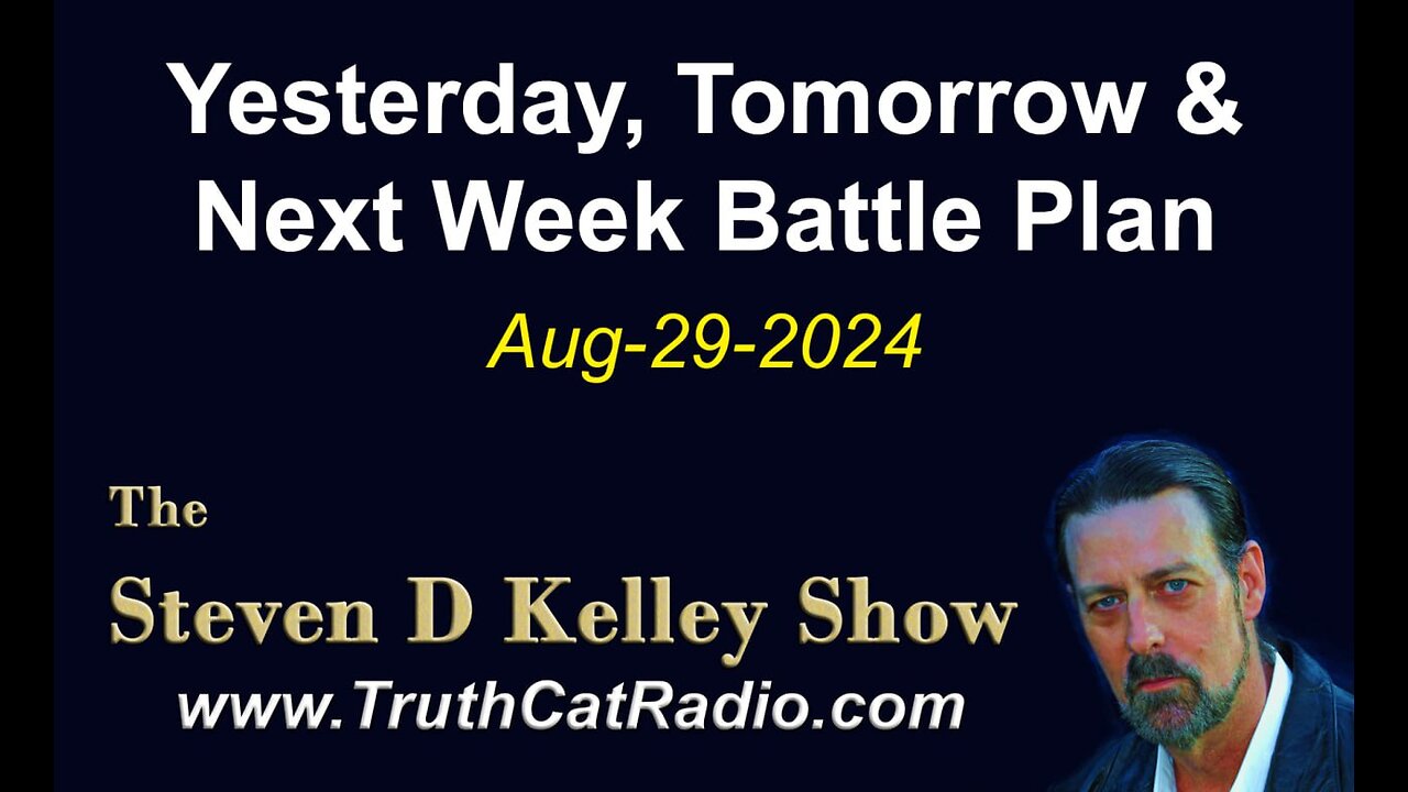 TCR#1088 STEVEN D KELLEY #534 AUG-29-2024 Yesterday, Tomorrow & Next Week Battle Plan