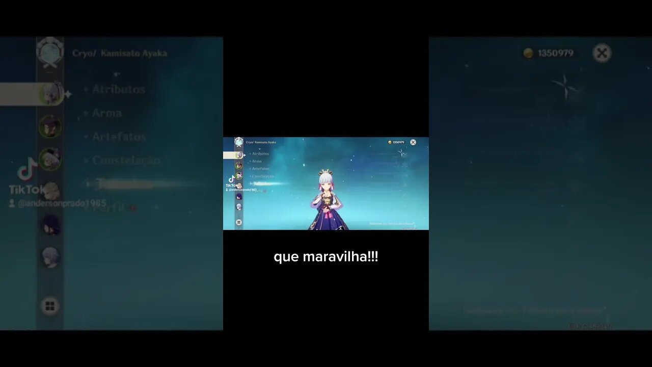 Aí sim, agora tudo completo! #genshinimpact #genshin #genshinimpactbr #ayaka #triplecrown