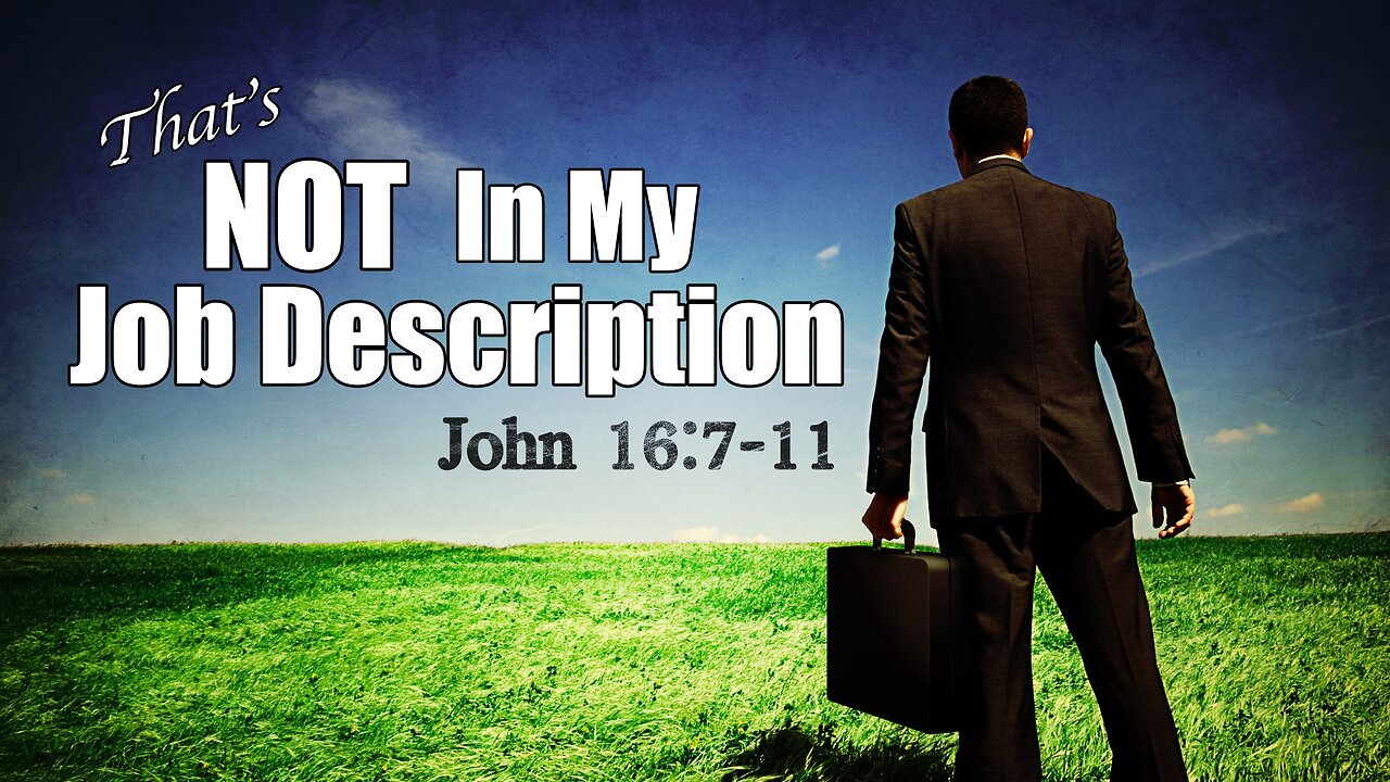 CFC Sunday Sermon - November 3, 2024 - That's Not In My Job Description