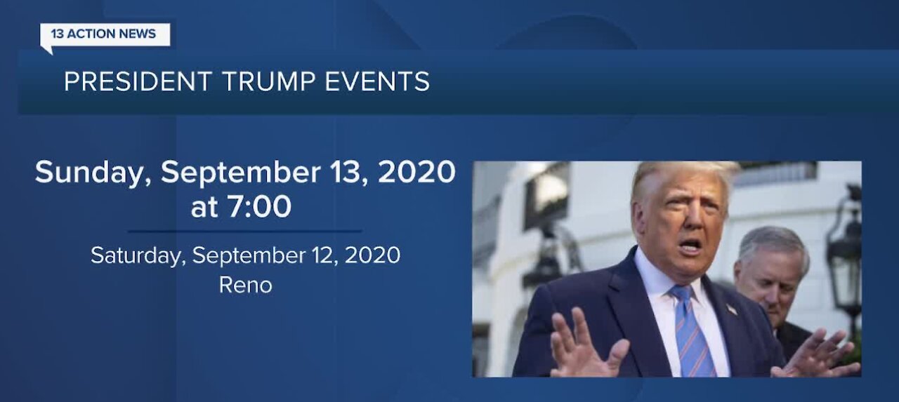 Trump coming to Nevada for 2 campaign events