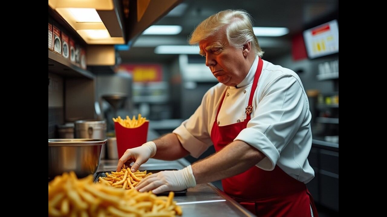 Funny With A Side Of Fries: Trump Takes Shot At Kamala Harris' Non-Job At McDonald's