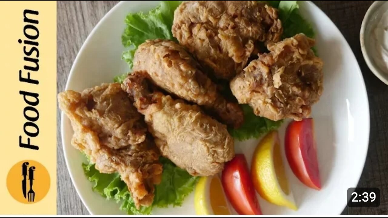 Fried Chicken (Al Baik Styal) With Special Garlic Sauce Recipe