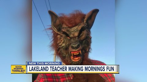 Teacher fighting cancer makes school circle fun