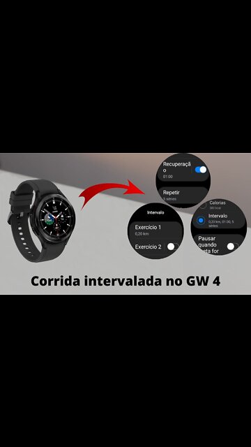 Passo a passo para corrida intervalada no Galaxy Watch 4