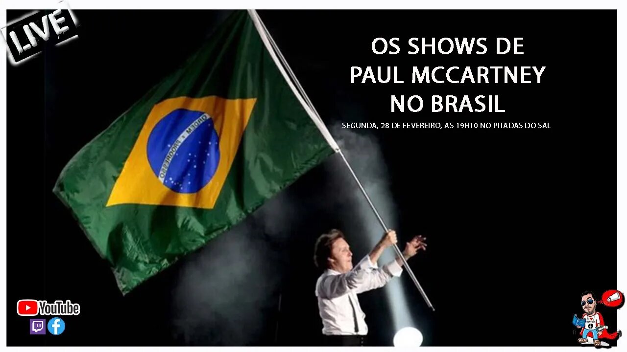 Paul McCartney no Brasil | Os Shows realizados entre 1990 e 2019 | Podcast de Música