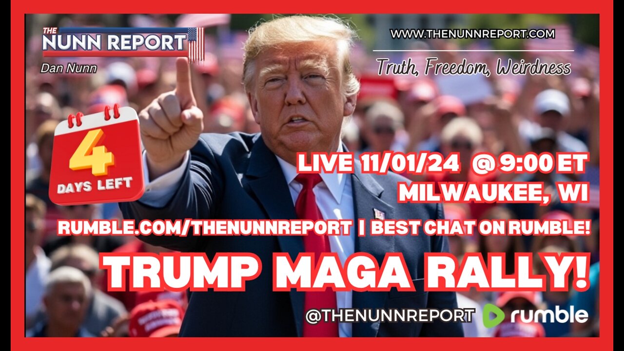 LIVE! Trump MAGA Rally | Milwaukee, WI - Join “The Landfill” – Best Chat on Rumble!