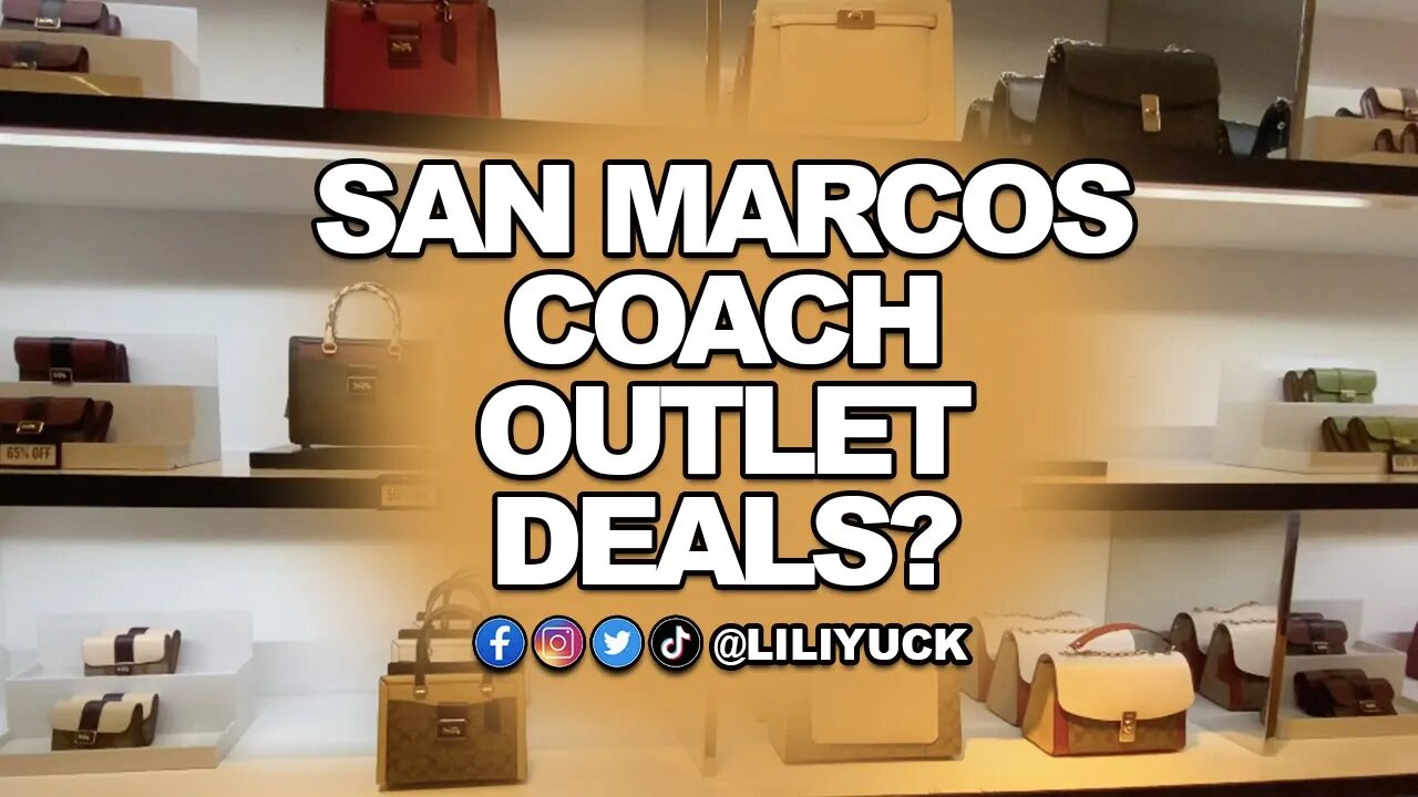 San Marcos Tanger Coach Outlet