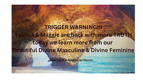 Trigger Warning Yeshua & Maggie return with some Bombs!!