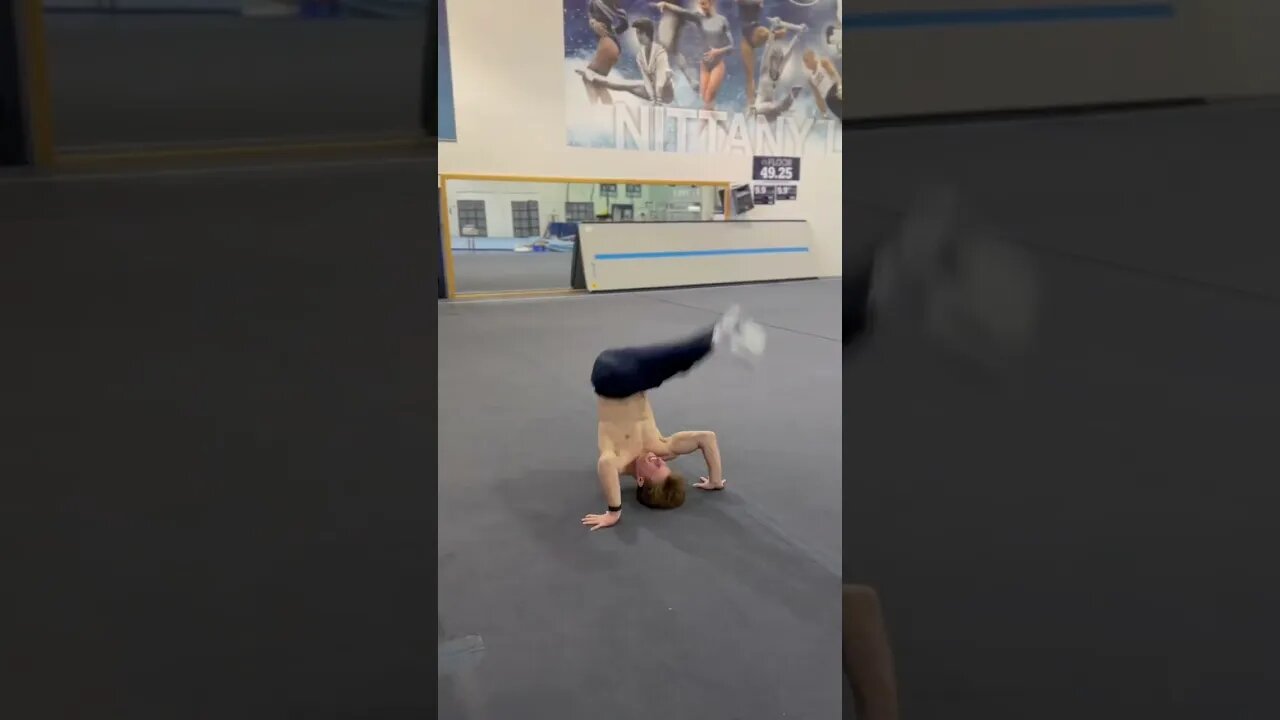 D1 Gymnast tries this Break Dance Move #gymnastics #olympics #calisthenics #bboy #gymnast #sports