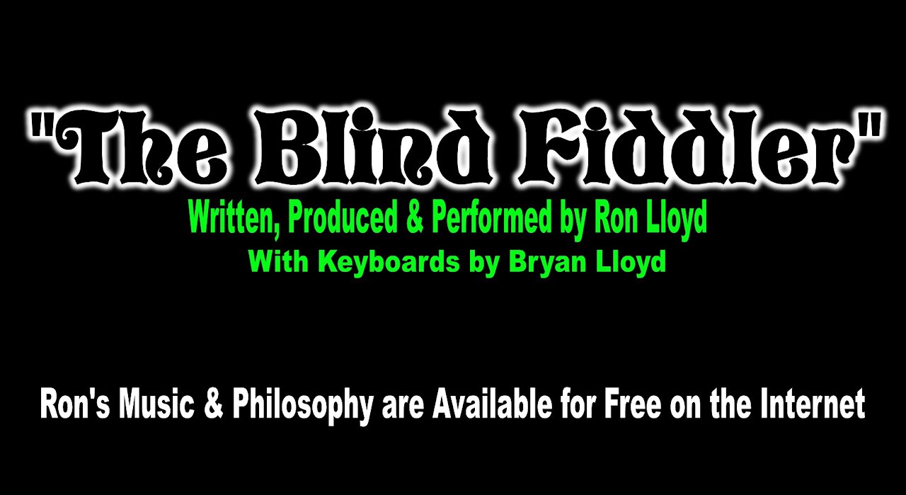 Ron Lloyd - "Blind Fiddler" (2021 remix) with Bryan Lloyd on keyboards)