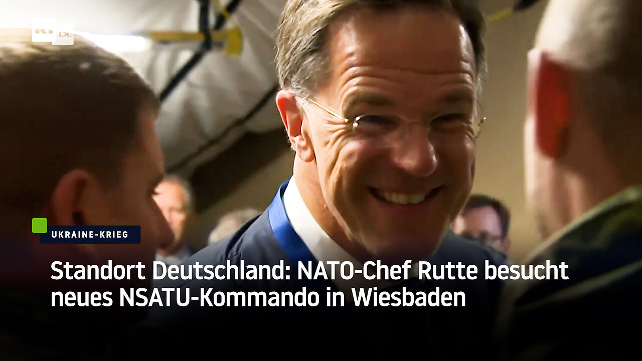 Standort Deutschland: NATO-Chef Rutte besucht neues NSATU-Kommando in Wiesbaden