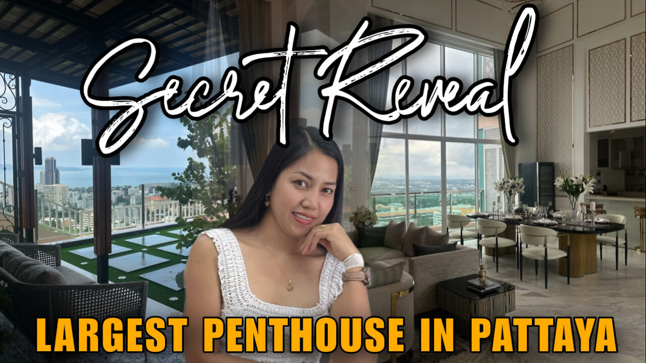 The Top Floor? You're All Invited in the Largest Penthouse I've Ever Seen in Pattaya! Watch