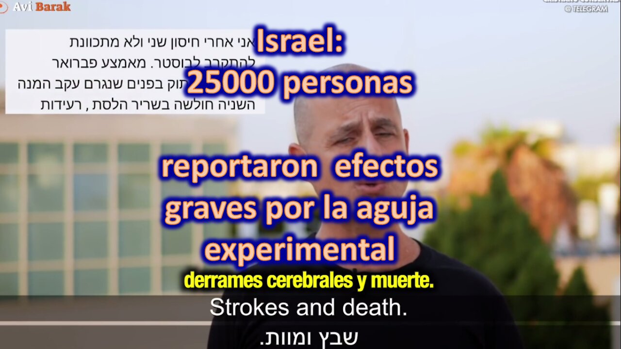 Israel: las agujas experimentales estan causando derrames cerebrales y muertes,