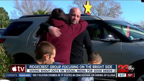 Ridgecrest group focuses on the bright side