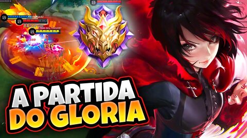 ESSA FOI A PARTIDA DO GLÓRIA MÍTICA... de novo | MOBILE LEGENDS