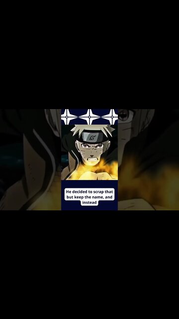 Did you know that Originally NARUTO....
