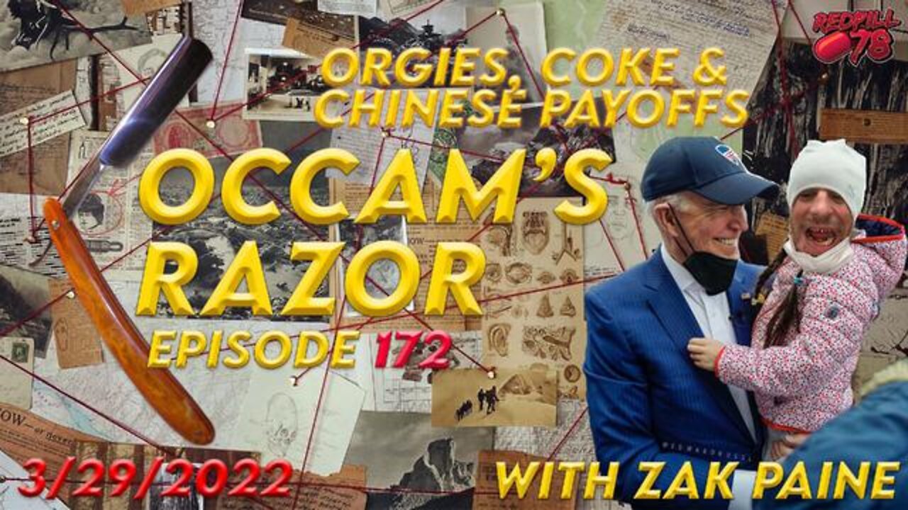 REDPILL78 3/29/22 - PAINE, ORGIES, COCAINE & HUNTER’S CHINESE PAYOFFS!