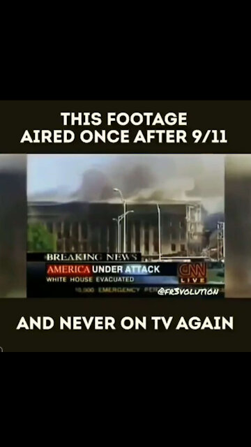 This footage aired once after 9/11 and never on TV again