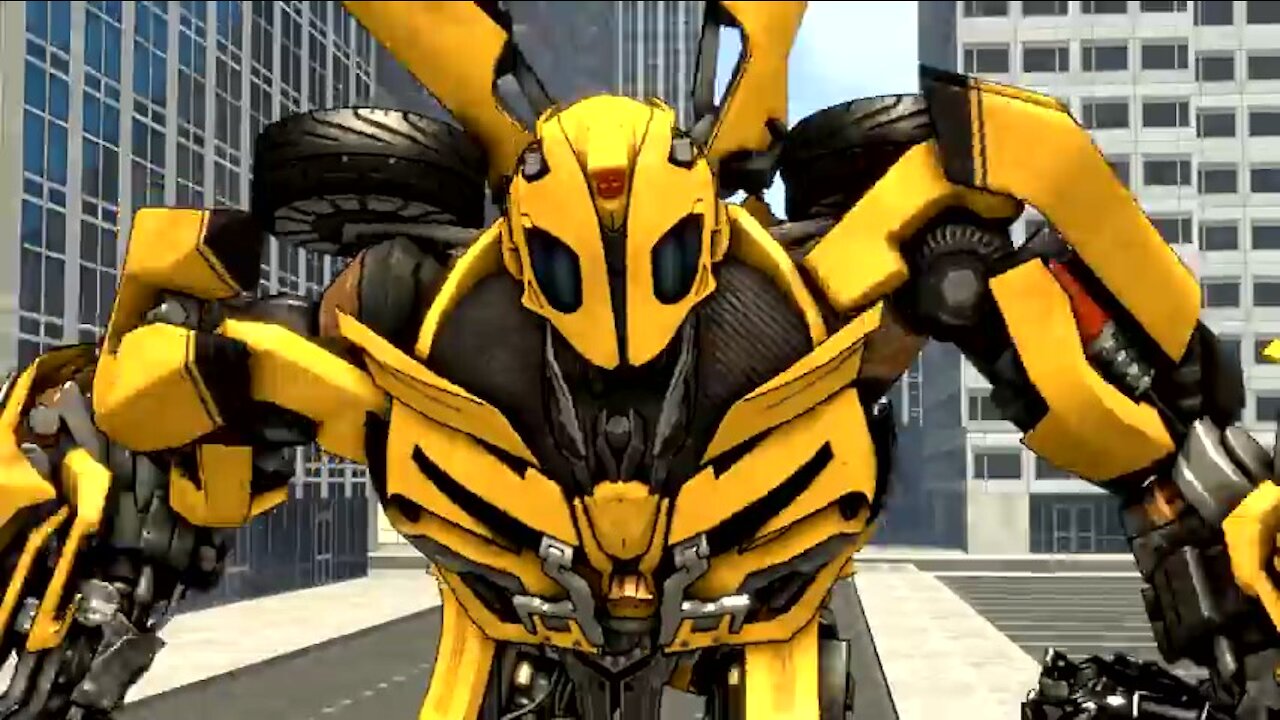 Bumblebee Vs Megatron's Decepticon Army! Transformers The Last Knight Animated Fight Scene!