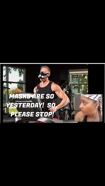 FEW MASKS HERE TODAY